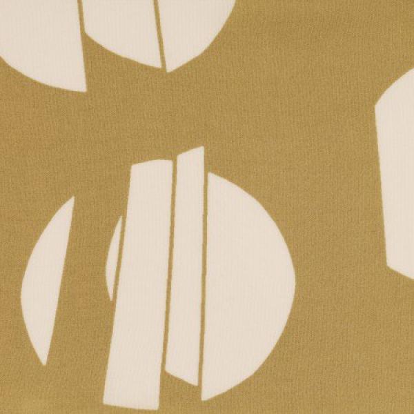 Viskose Geometrisch Beige/Natur